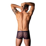 Purple Love Star Mini Shorts for Eye-Catching Appeal