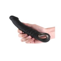 Dong Vibrador Renegade Rimmer con Mango - Negro