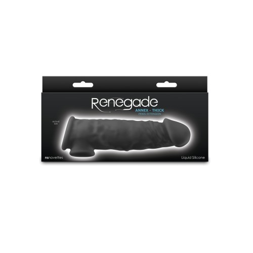 Renegade Annex Black Tick Sheath for Enhanced Pleasure