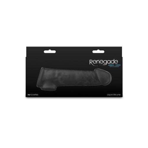 Renegade Annex Black Tick Sheath for Enhanced Pleasure