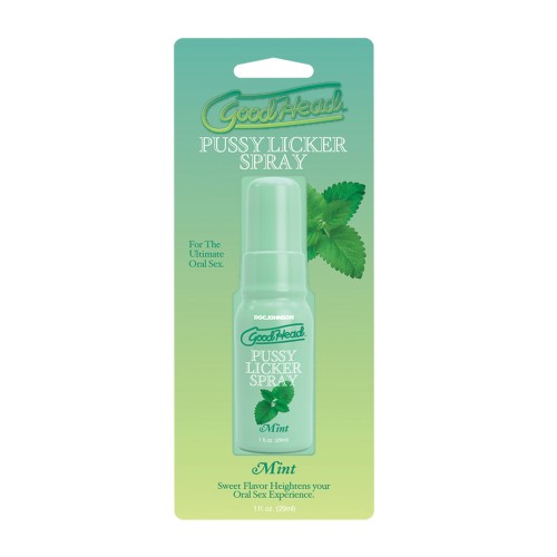 GoodHead Pussy Licker Spray 1 oz Mint