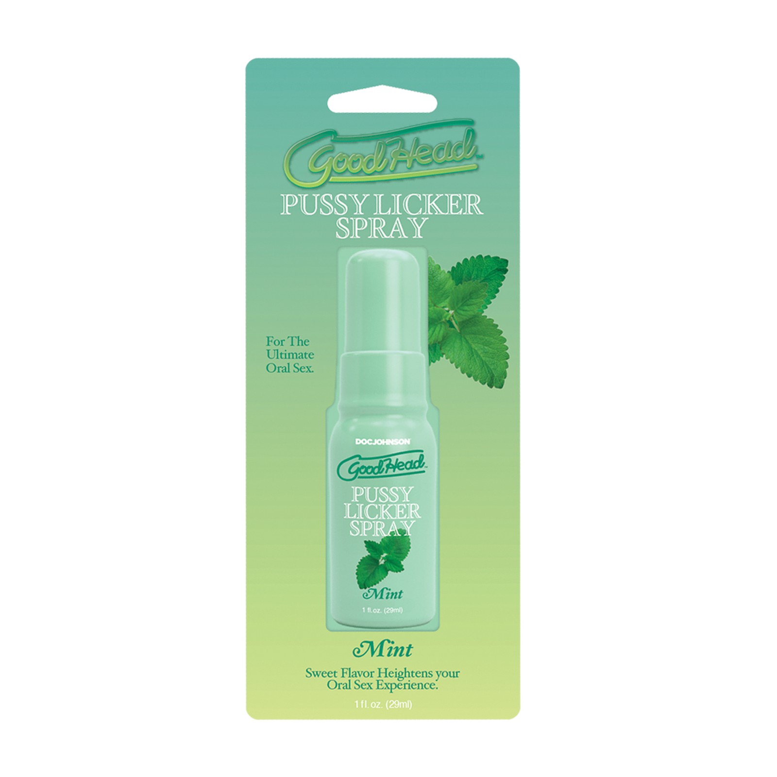 GoodHead Spray Licker de Asexo 1 oz Menta