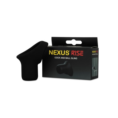 Sling para Pene y Testículos de Silicona Líquida Nexus Rise