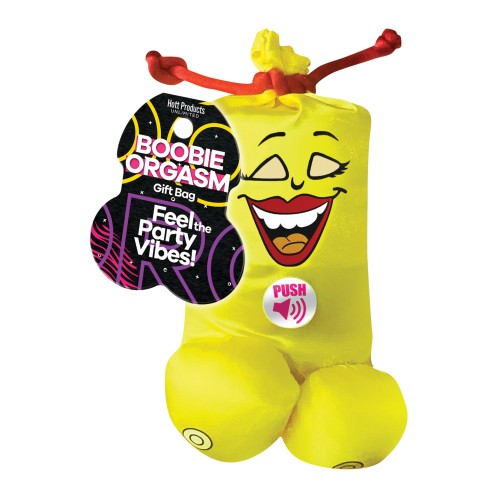 Boobie Orgasm Gift Bag Yellow