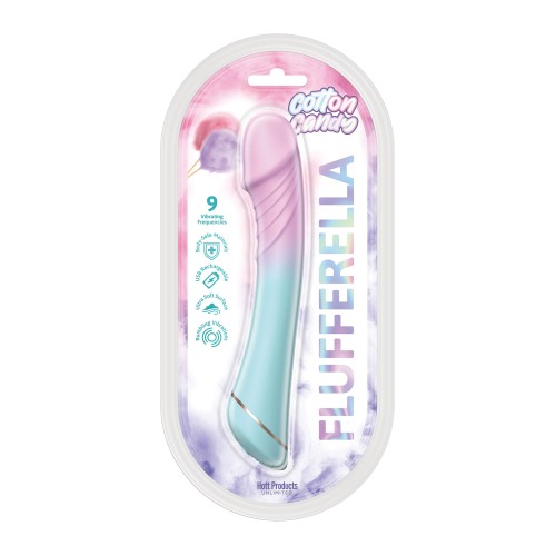 Vibrador Flufferella Jawbreaker de Algodón de Azúcar - Rosa