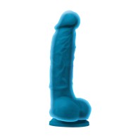 Dildo de Densidad Dual 5 Pulgadas Azul