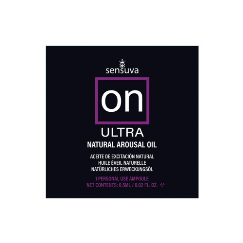 Aceite de Arousal Ultra para Mujeres Ampolla de Uso Único