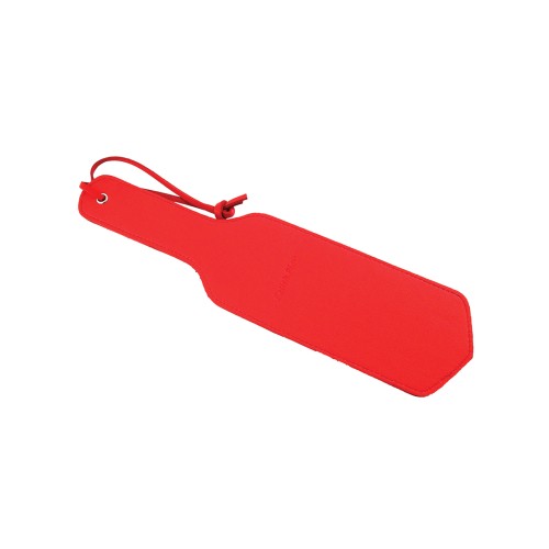 Rouge Fetish Play Vegan Leather Paddle Red