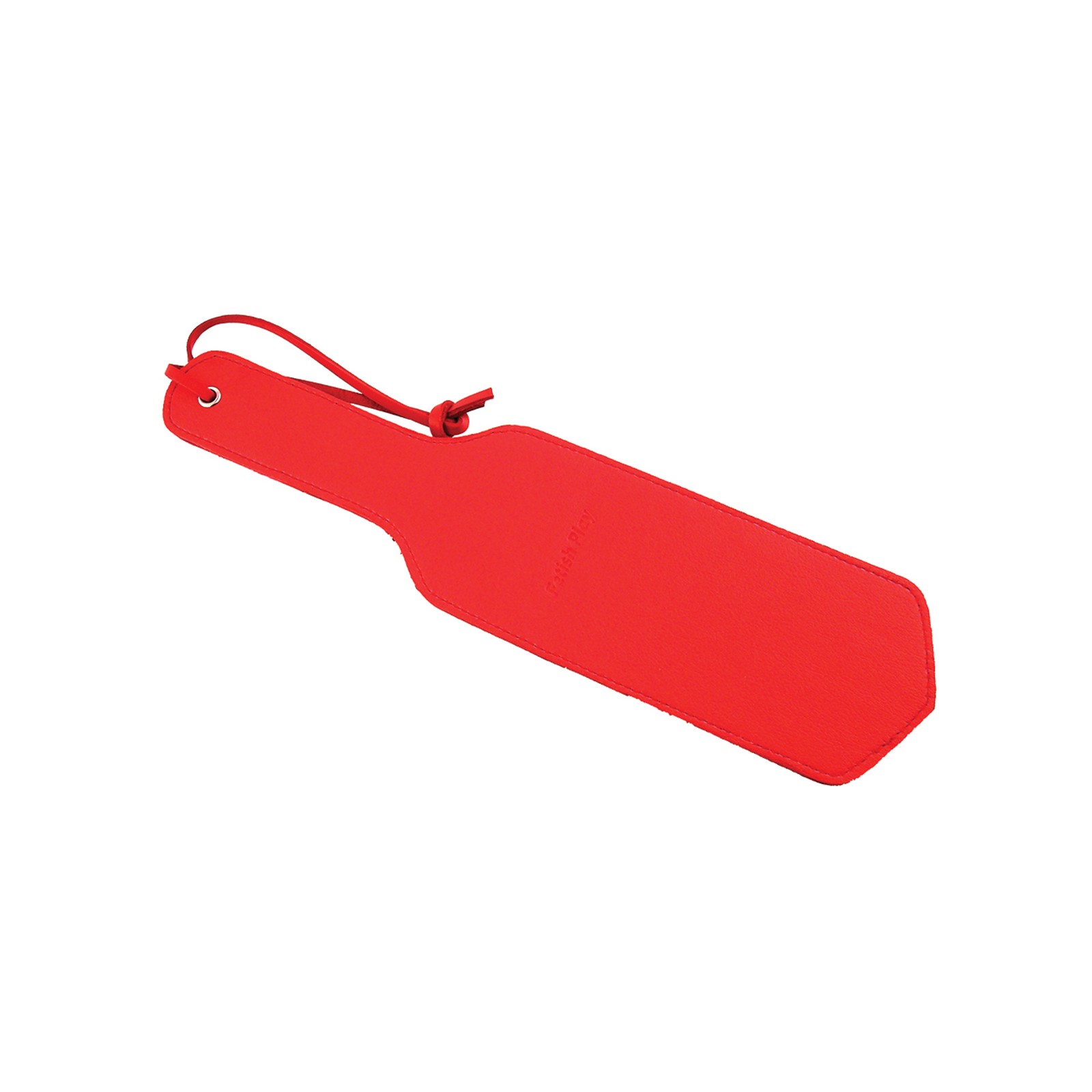 Rouge Fetish Play Vegan Leather Paddle Red