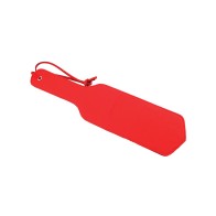 Paleta de Juguete Rouge Fetish Play de Cuero Vegano Roja