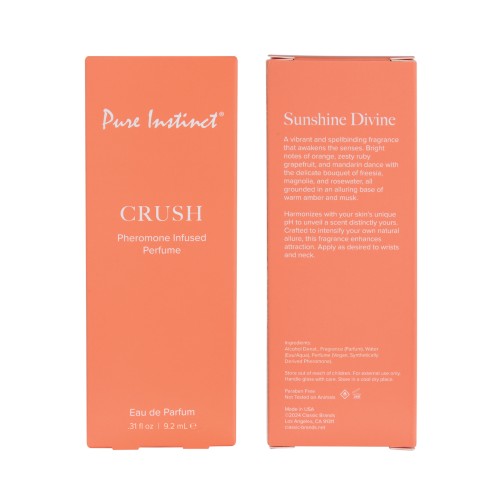 Perfume de Feromonas Pure Instinct Crush 9.2 ml Spray