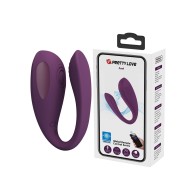 Pretty Love Aari Thumping Dual Vibrator - Purple