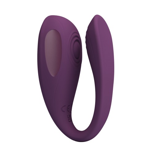 Pretty Love Aari Thumping Dual Vibrator - Purple