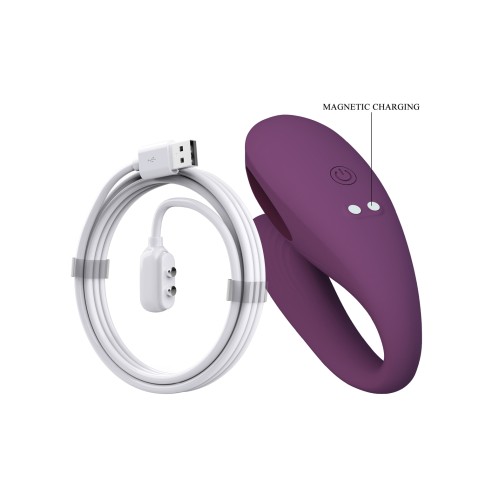 Pretty Love Aari Thumping Dual Vibrator - Purple