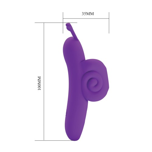 Pretty Love Snail Honey Finger Vibrator for Intense Stimulation