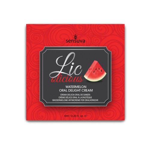 Crema Oral Lic O Licious - Sabor Sandía