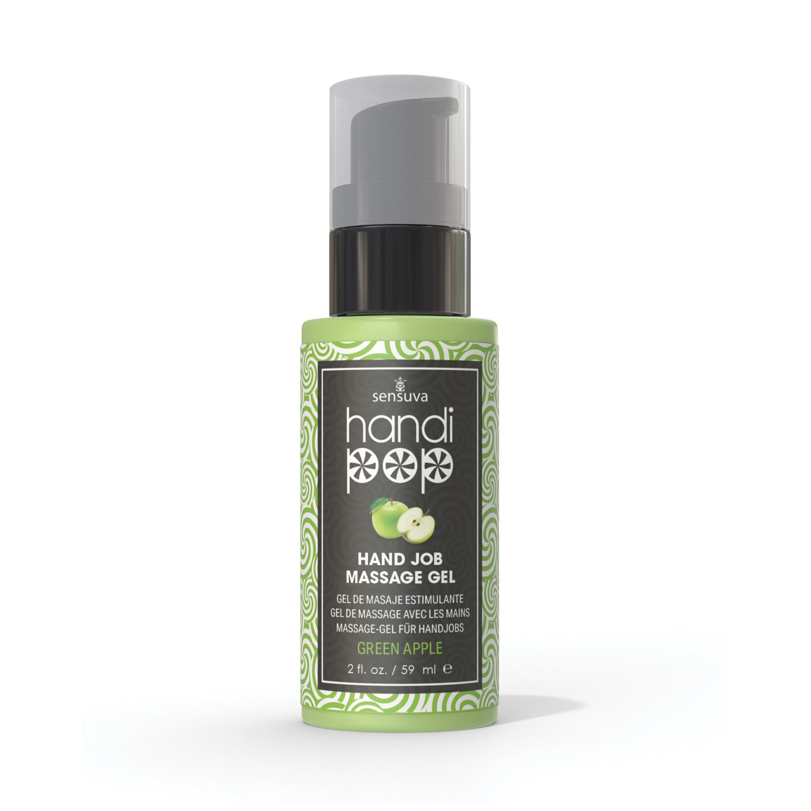 Gel de Masaje Handipop - 2 oz Manzana Verde