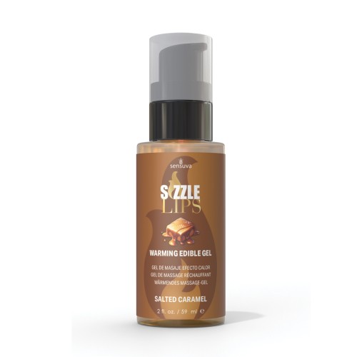 Sizzle Lips Edible Warming Gel - Salted Caramel