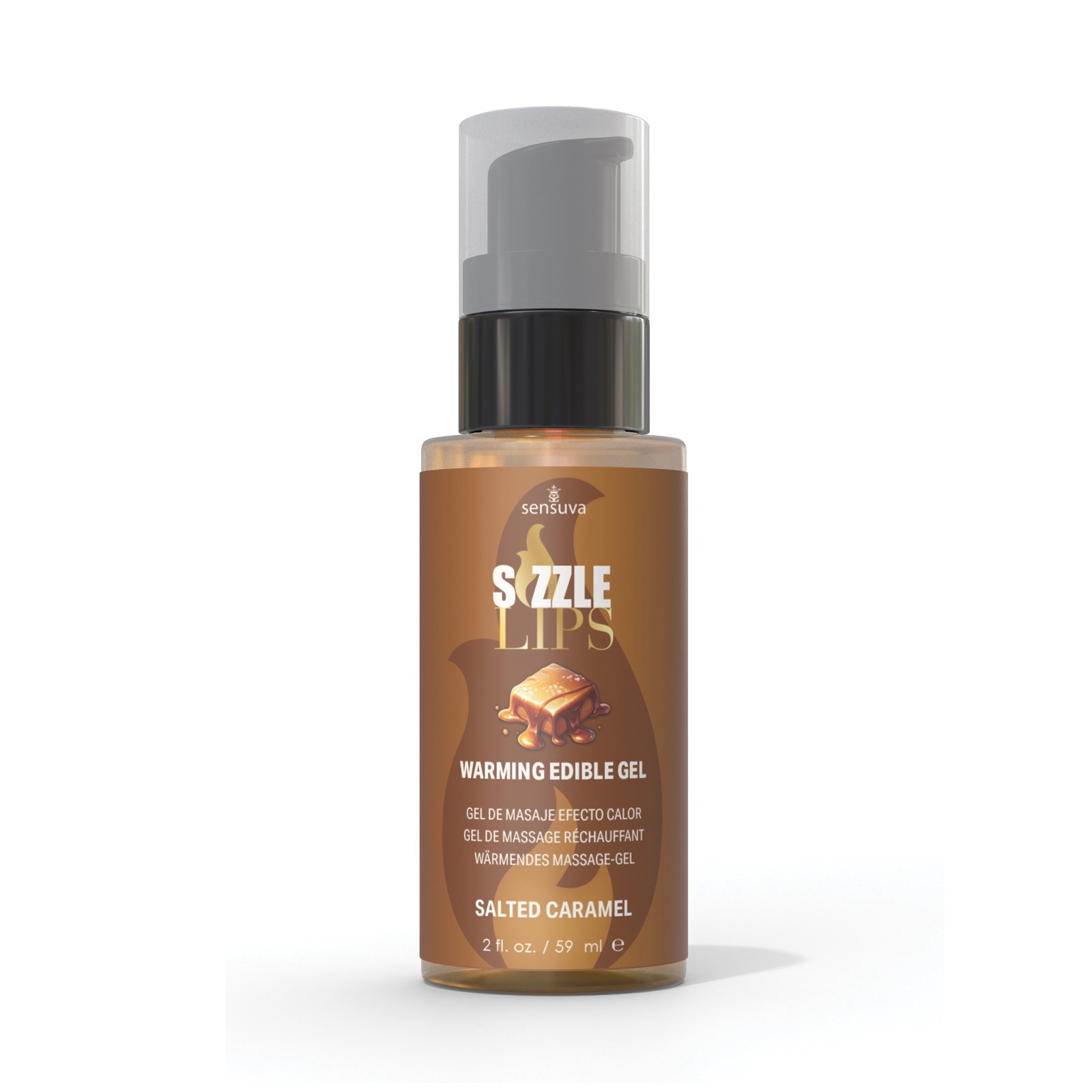 Sizzle Lips Edible Warming Gel - Salted Caramel