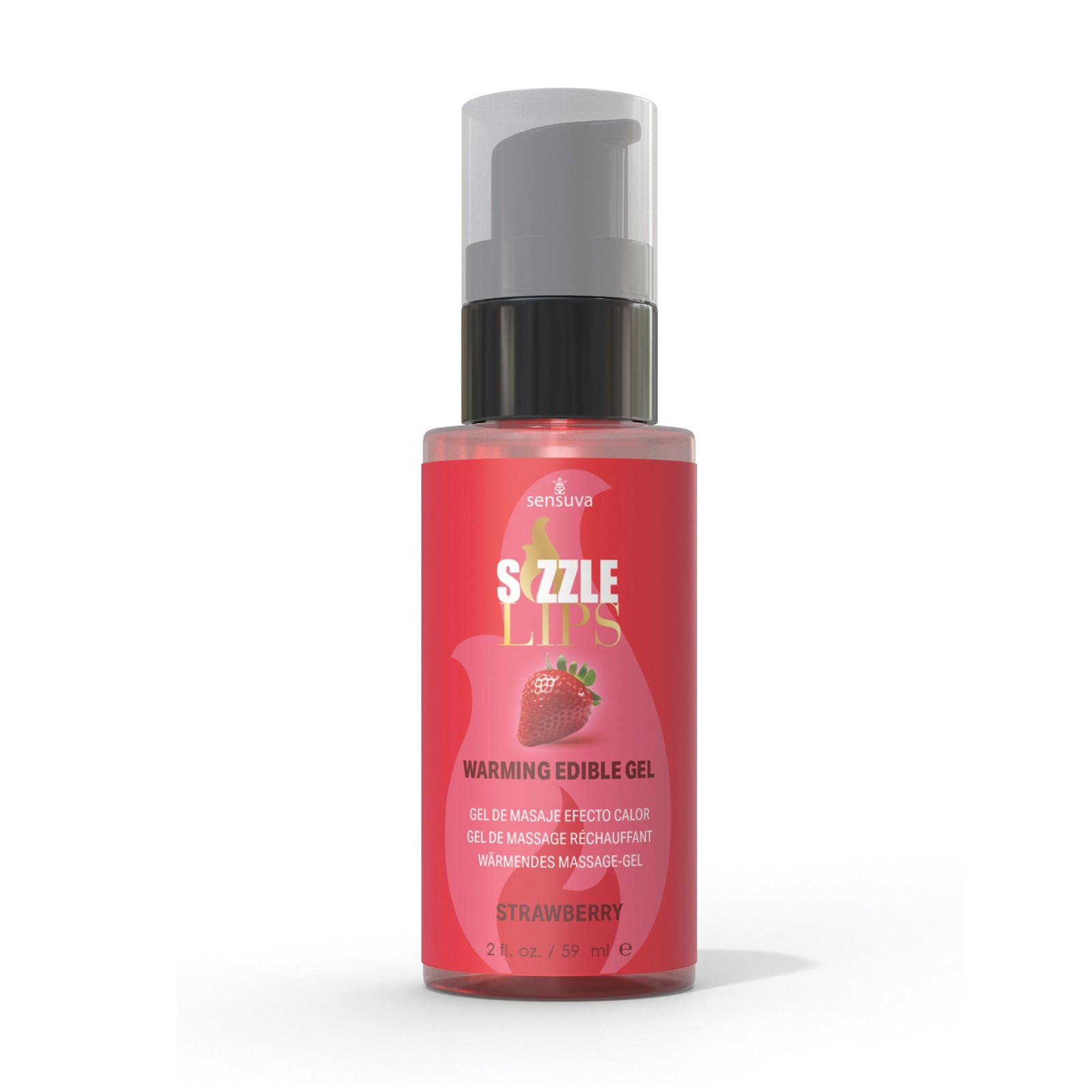 Sizzle Lips Warming Gel - Strawberry for Passion