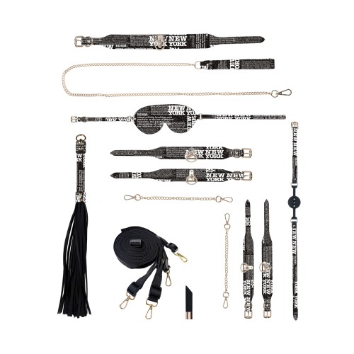 Kit Completo de Bondage de la Colección NY con Bolsa para Parejas