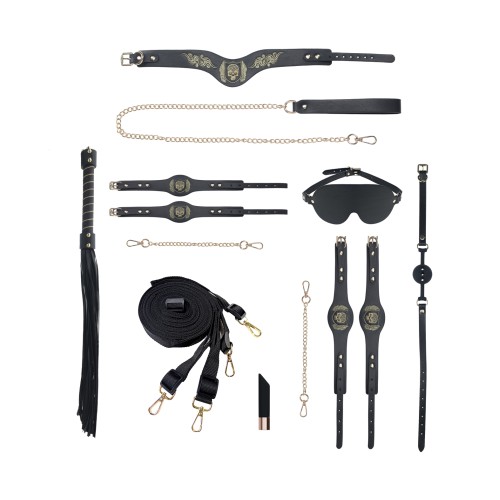 Ouch! London Bondage Kit with Bag Black