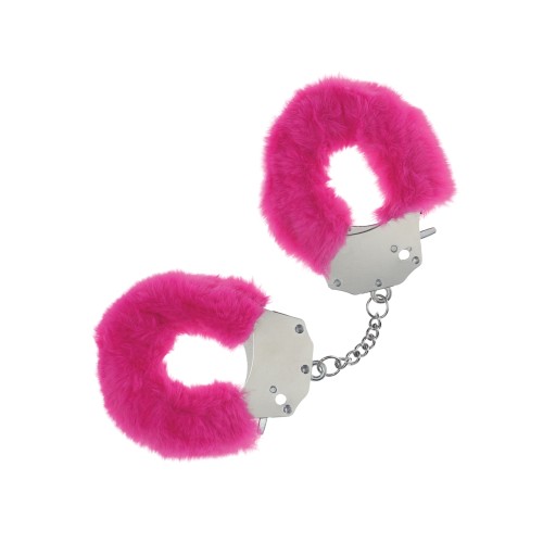 Shots Ouch Heavy-duty Pink Fluffy Handcuffs