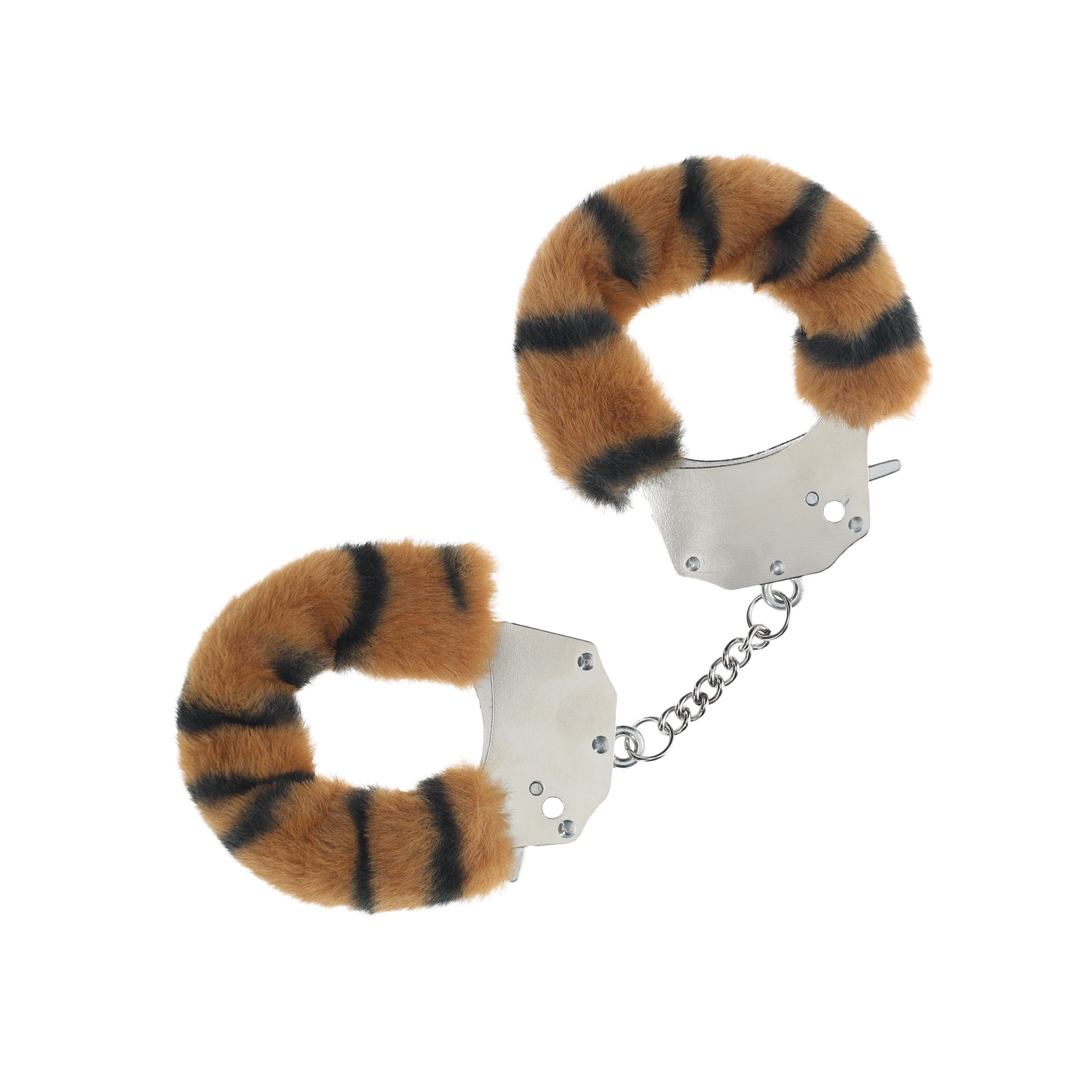 Shots Ouch! Heavy-duty Fluffy Handcuffs - Tiger