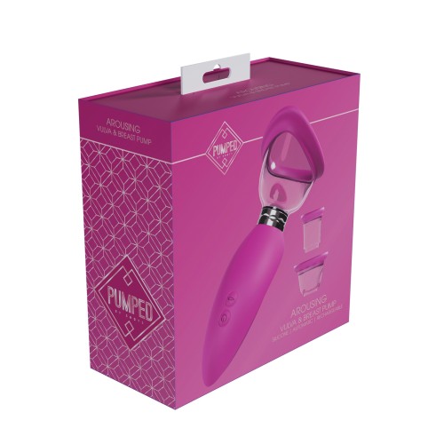 Arousing Clitoral Nipple & Breast Pump in Pink