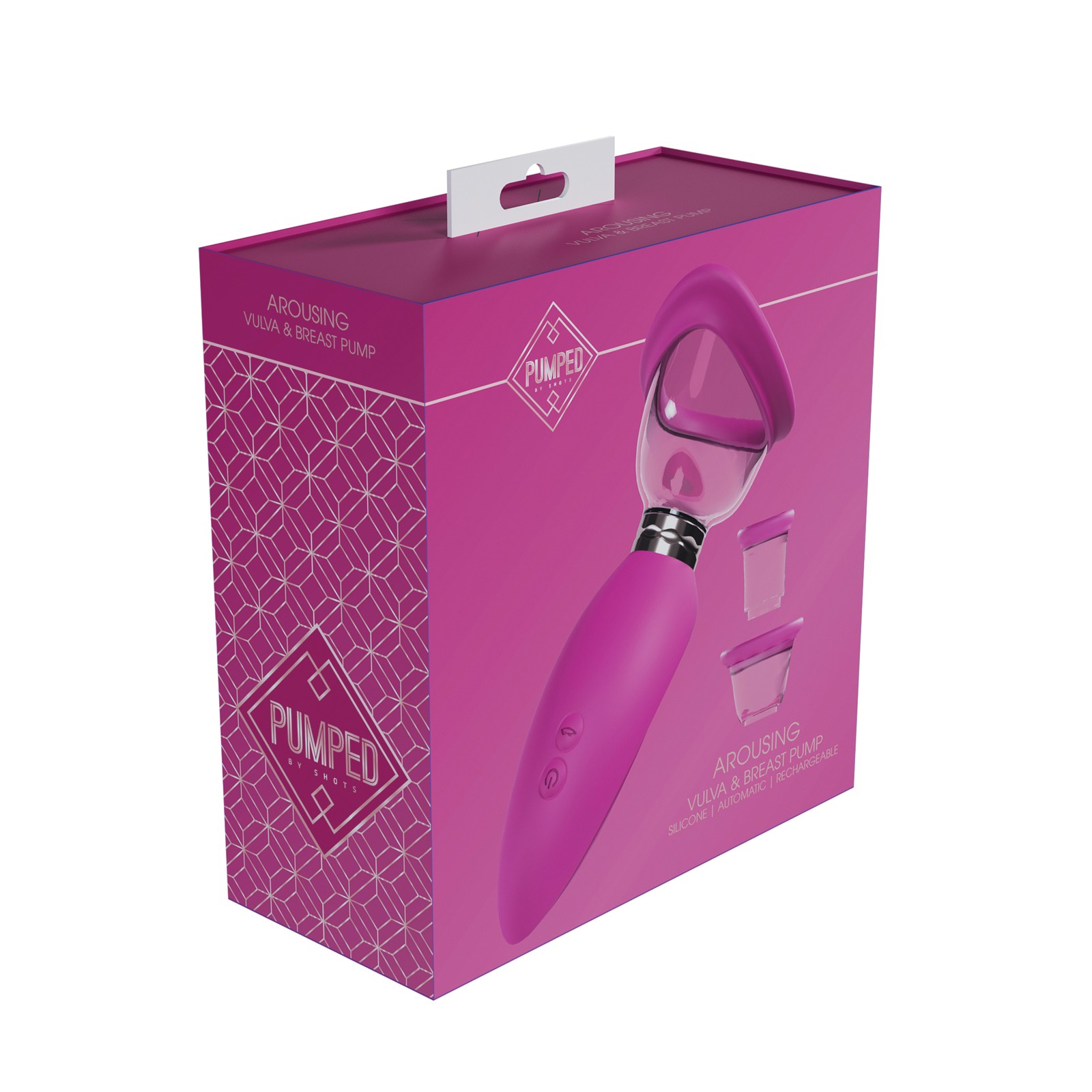 Arousing Clitoral Nipple & Breast Pump in Pink