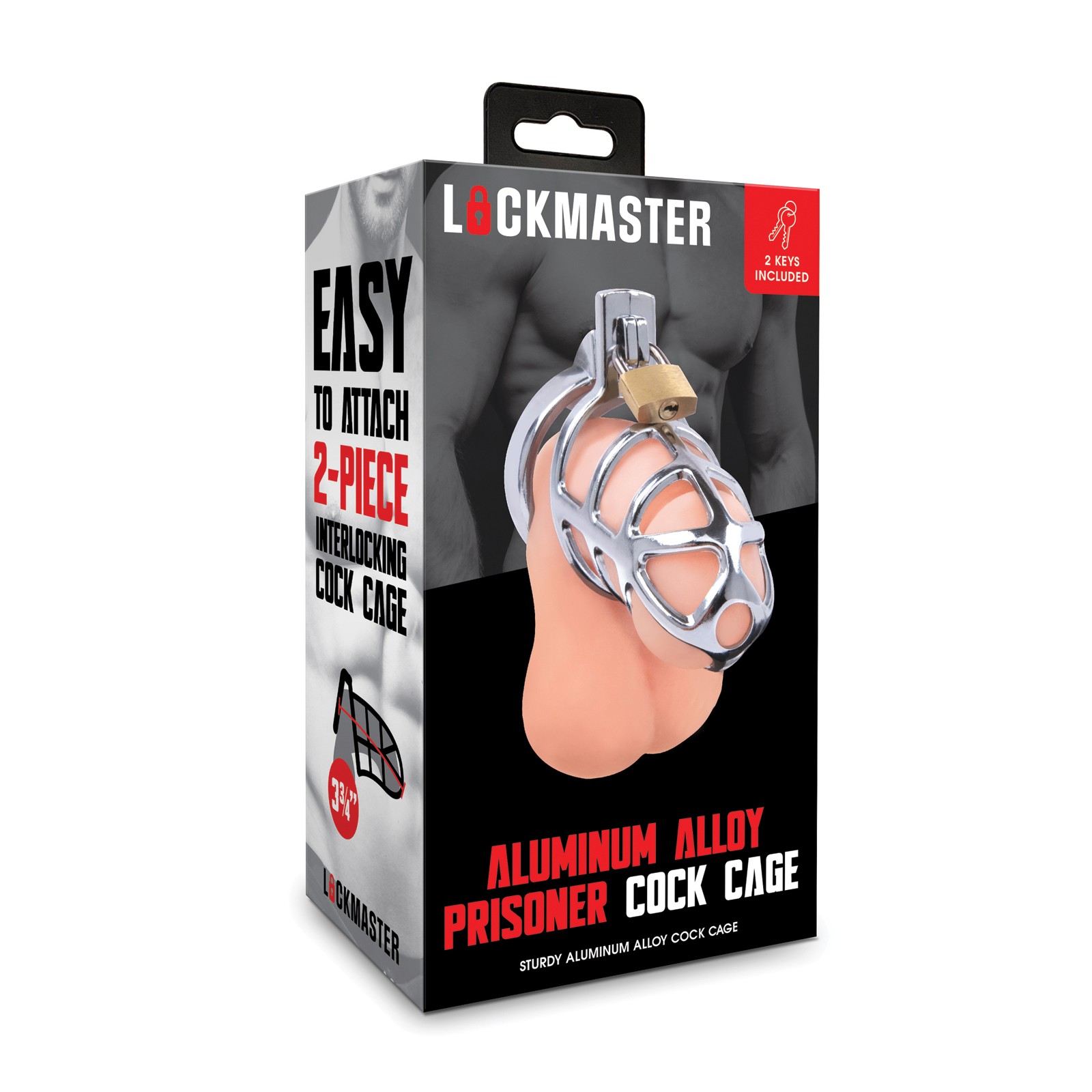 Lockmaster Stainless Steel Prisoner Cock Cage