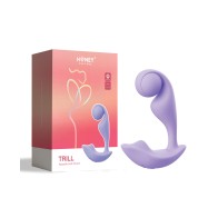 Vibrador Doble de Bola Única Portátil Trill - Púrpura