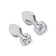 Gemsations Metal Butt Plug Training Set - Silver