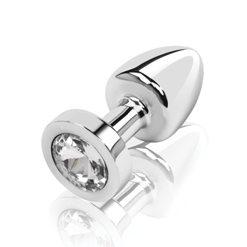 Bling Bling Butt Plug para Principiantes en Plata Gemsations