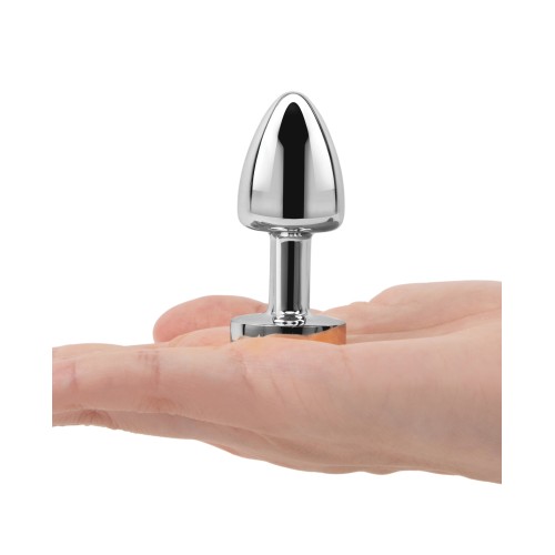 Bling Bling Butt Plug para Principiantes en Plata Gemsations