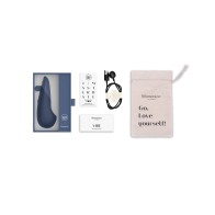 Womanizer Vibe Silent Stimulator Dark Blue