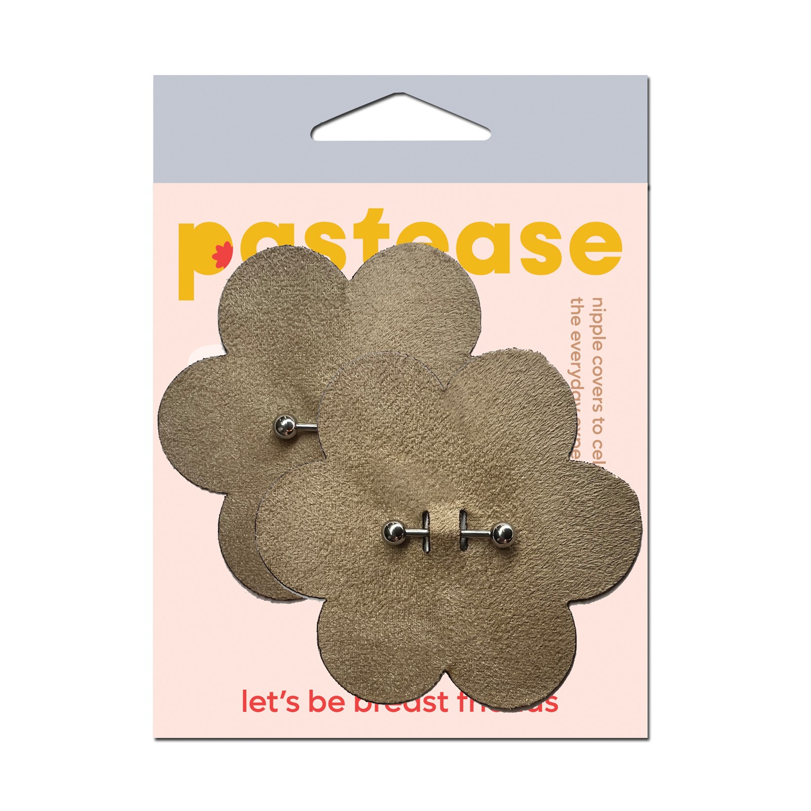 Nude Pierced Flower Nipple Pasties for Bold Style