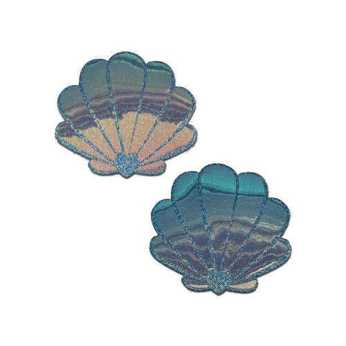 Opalescent Mermaid Shells Pastease Nipple Covers