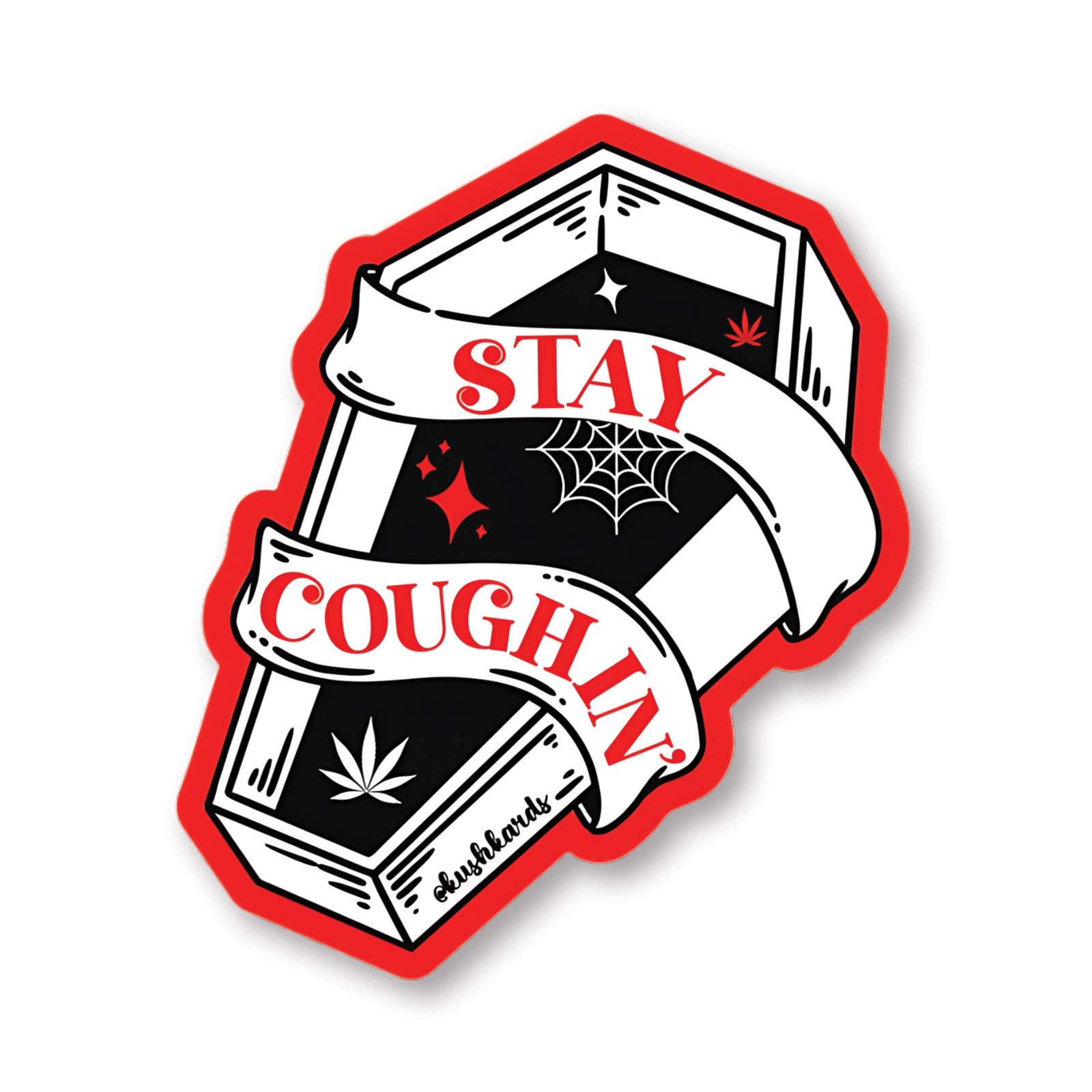 Pack de Stickers Stay Coughin Halloween