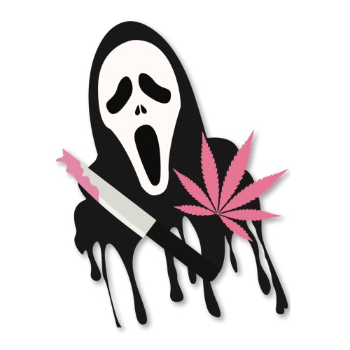 Paquete de 3 Pegatinas GhostFace de Halloween - Vinilo Duradero