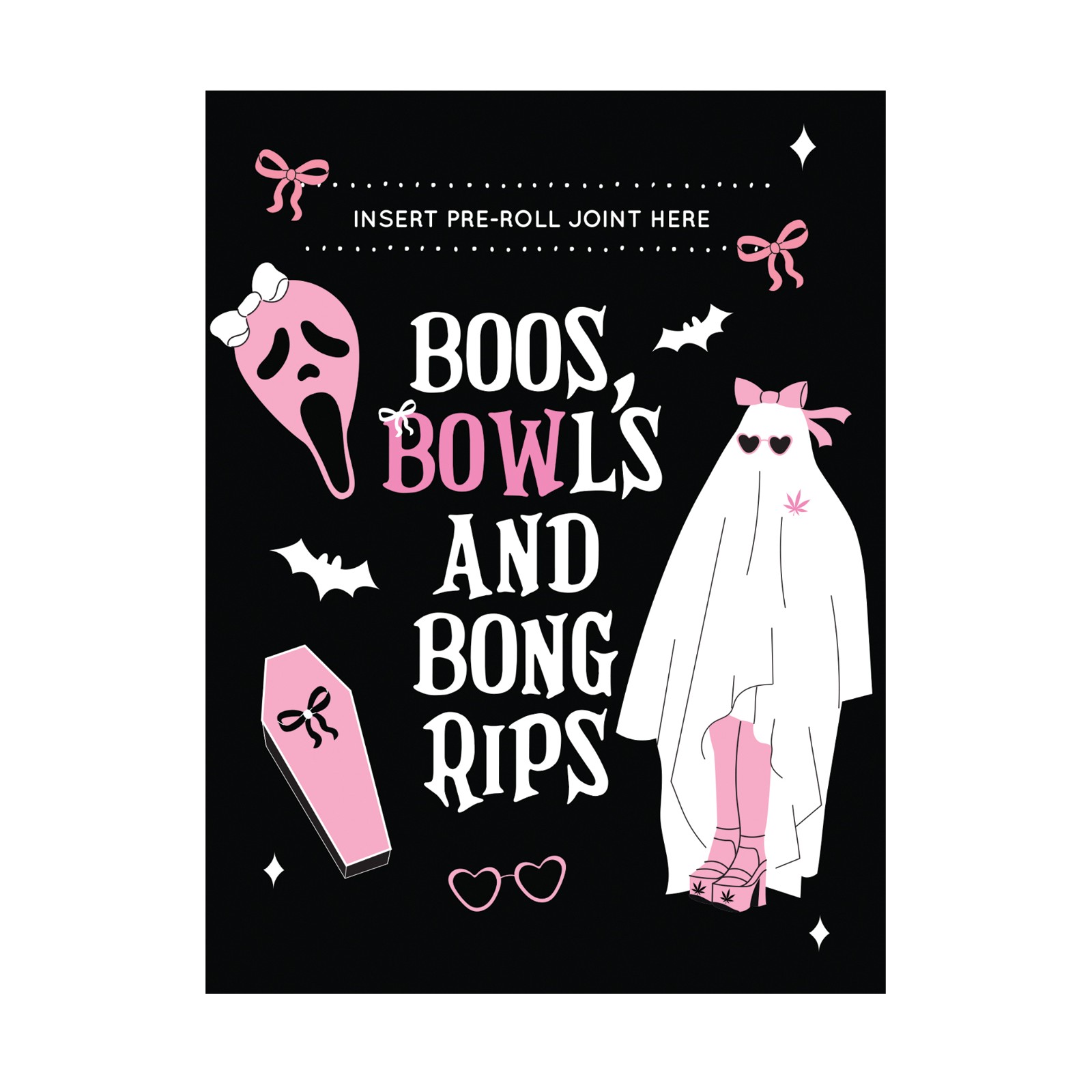 Halloween Boo's Greeting Card with Matchbook - Fun and Spooky