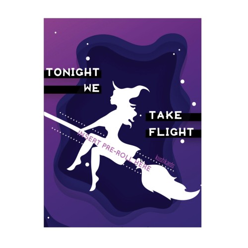 Halloween Take Flight Greeting Card with Matchbook