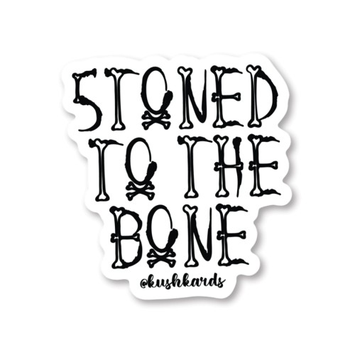 Halloween Stoned to the Bone Sticker Pack