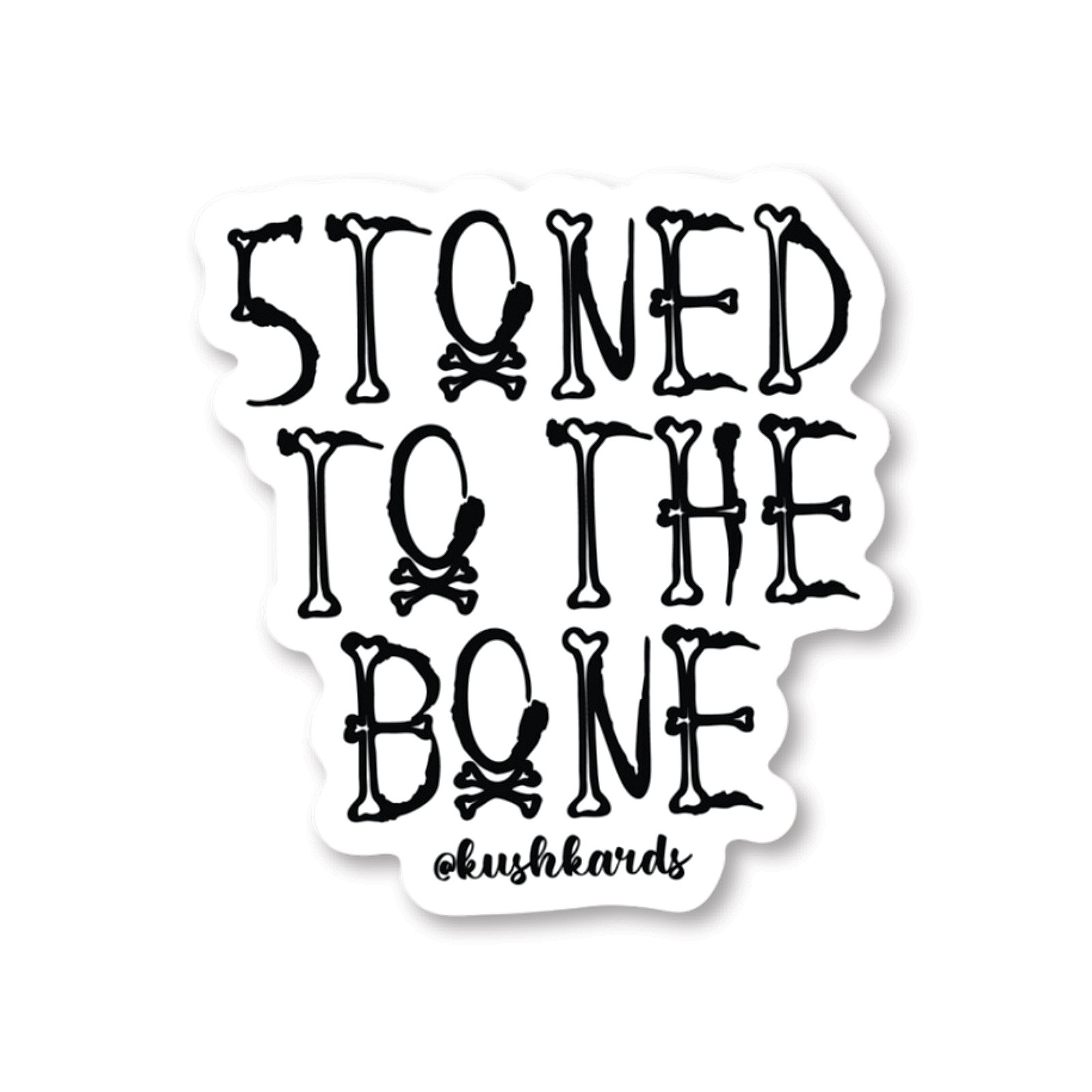 Halloween Stoned to the Bone Sticker Pack