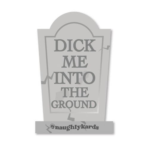 Halloween Dick In Ground Sticker - Pack of 3