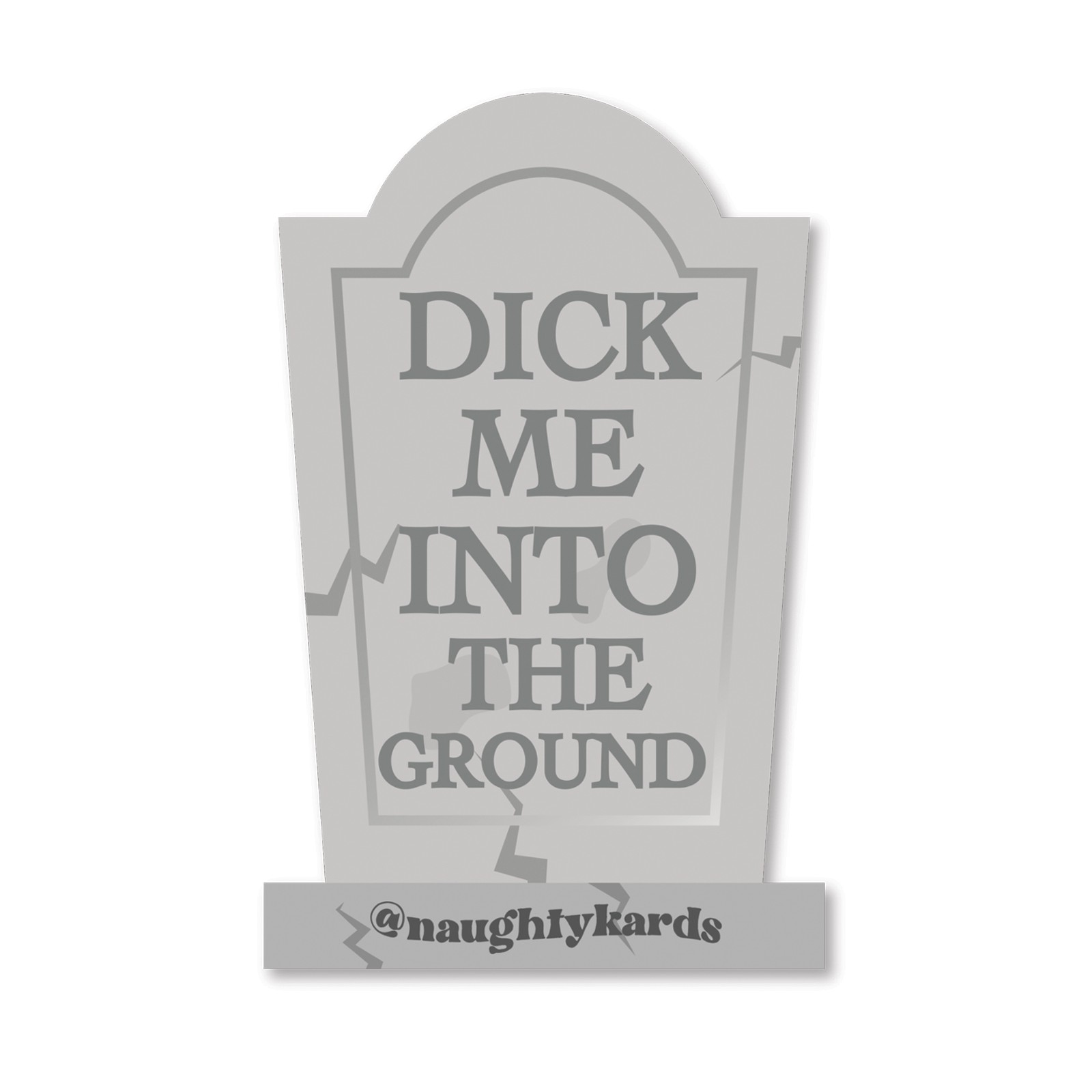 Halloween Dick In Ground Sticker - Pack of 3