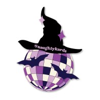 Halloween Witch Disco Ball Stickers