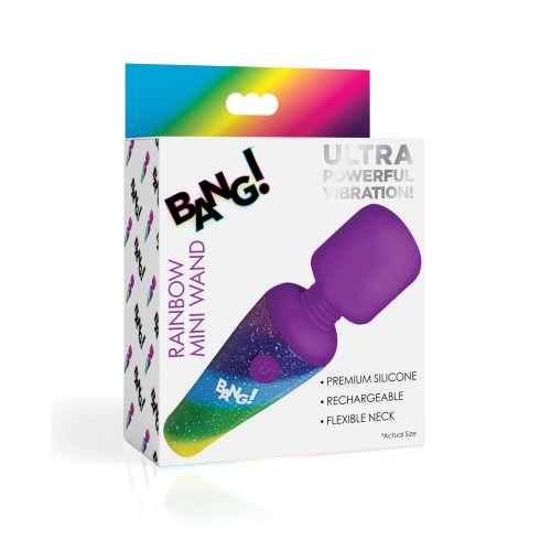 Bang! Rainbow Mini Wand Vibrator