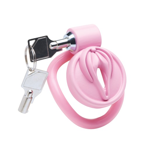 Cárcel de Castidad Pussification Vulva Master Series Rosa