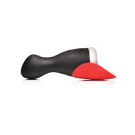 Masturbador masculino vibrante Curve Toys - Negro/Rojo